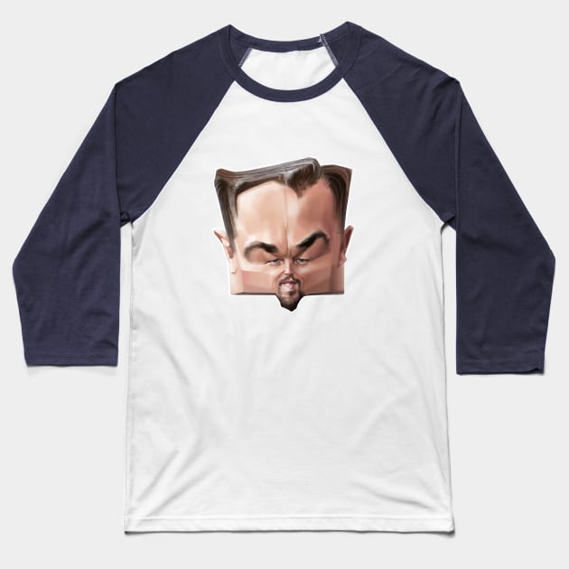 Leonardo DiCaprio Baseball T-Shirt by AlexNovo